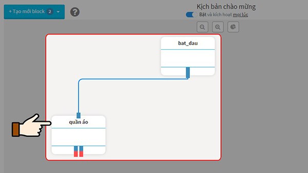Khung chatbot fanpage chuyên nghiệp